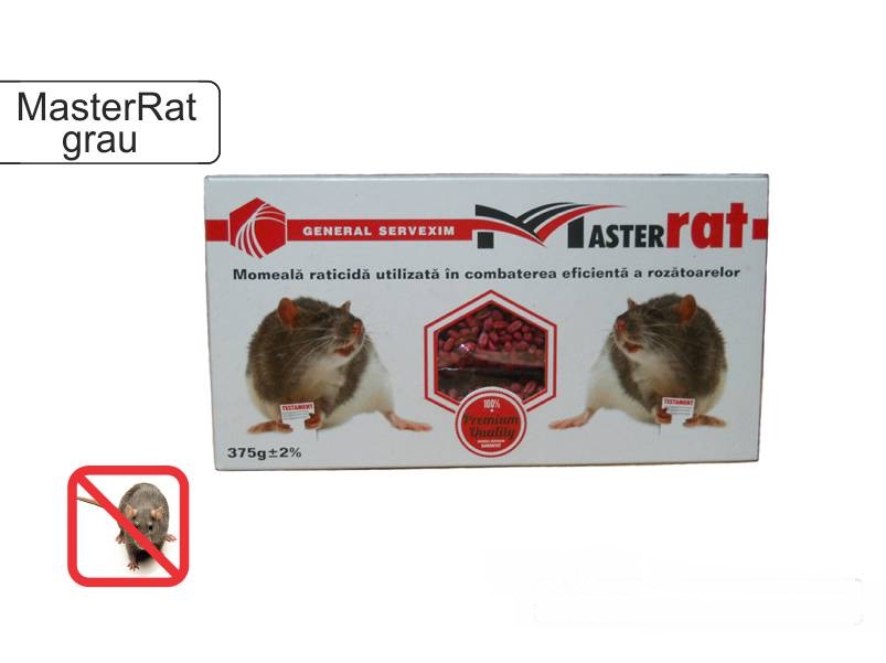 Raticid grau pentru deratizare (MasterRat 375gr)